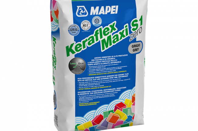 keraflex maxi s1 zero adesivo cementizio ad alte prestazioni