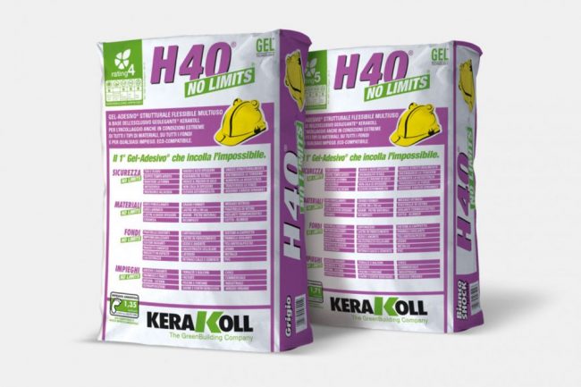 H40 no limits gel adesivo multiuso kerakoll